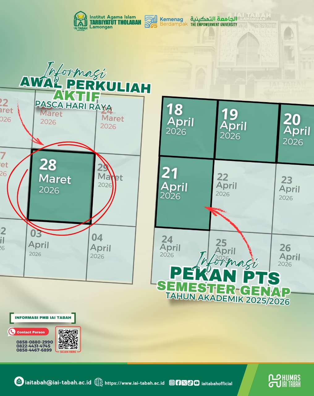 Pekan PTS Semester Genap...