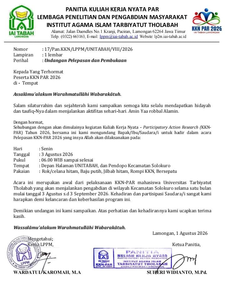 Pelepasan dan Pembukaan K...